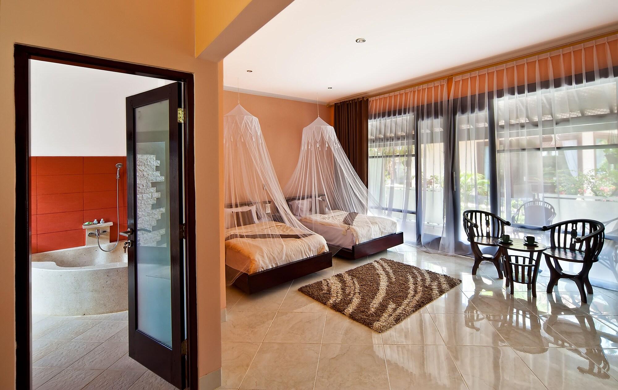 Candidasa Rossa Garden Hotel מראה חיצוני תמונה